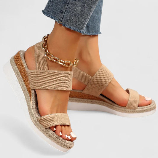 Women's Orthopedic Sandals Adjustable Strap Arch Support Cushioned Sole Open Toe
