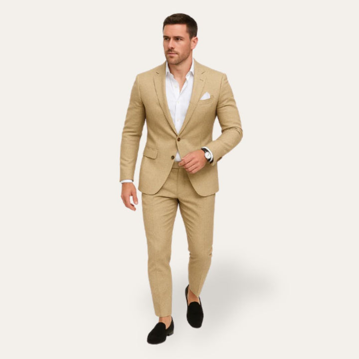 Herren Leinen Anzug Slim Fit | Vestea