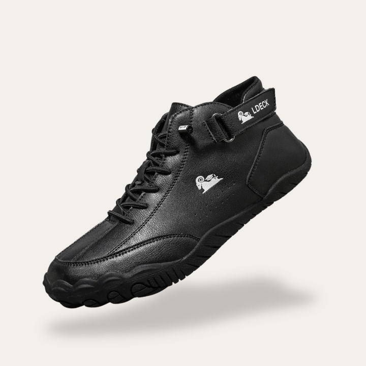 Orthopädische Wildleder-Stiefel mit Klettverschluss Herren | Vestea