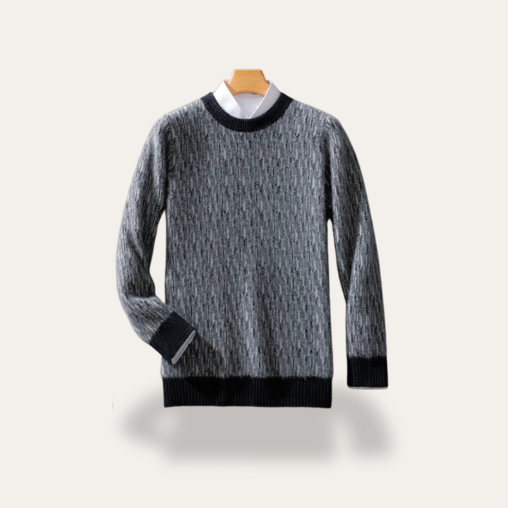 Herren Kaschmir Pullover Rundhals Strick | Vestea