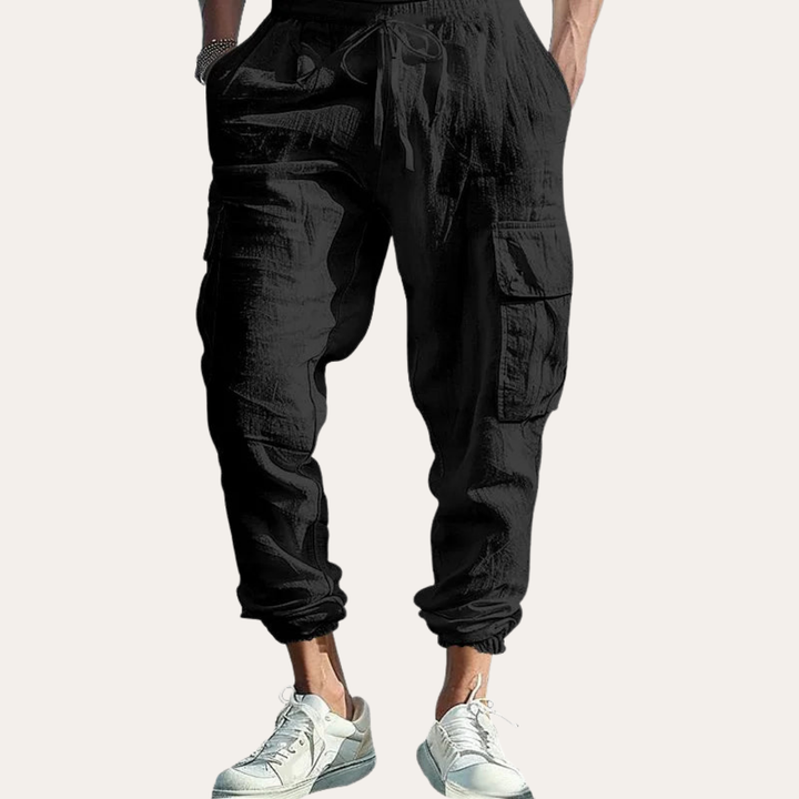 Herren Cargo Hose Baumwolle Jogger | Vestea