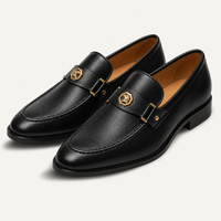 Men's Faux Leather Horsebit Loafers | Formal Dress Shoe