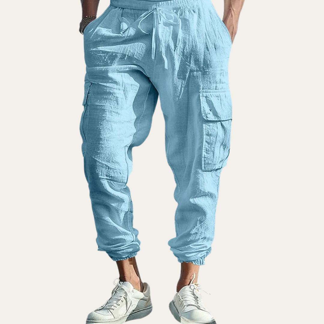Herren Cargo Hose Baumwolle Jogger | Vestea