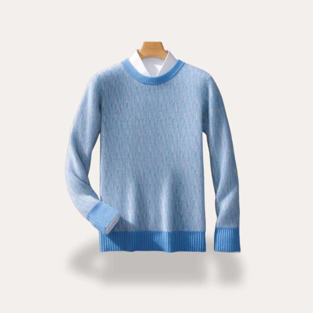 Herren Kaschmir Pullover Rundhals Strick | Vestea