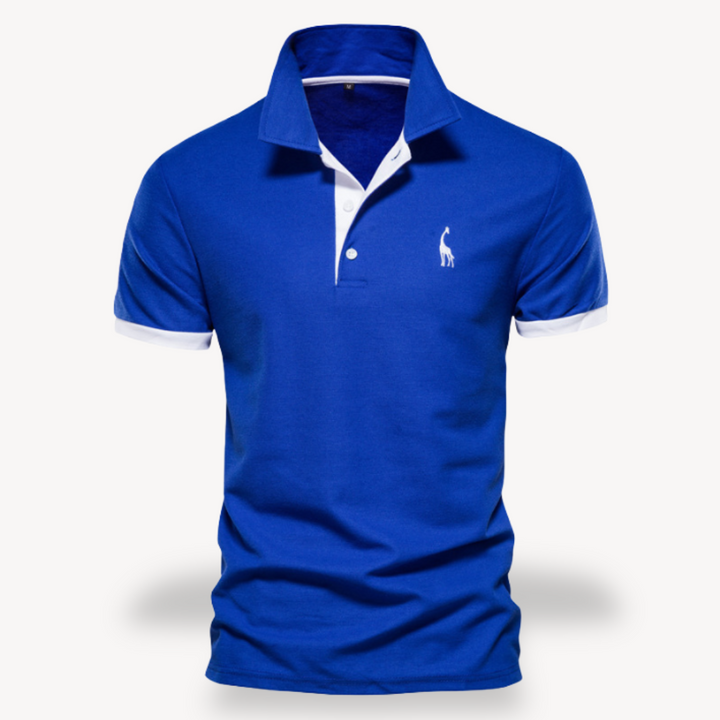 Herren Polo-Shirt - Slim Fit, Baumwolle, Farbakzente | Vestea