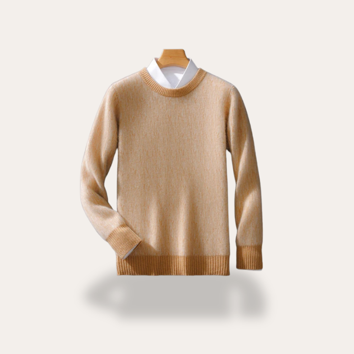 Herren Kaschmir Pullover Rundhals Strick | Vestea