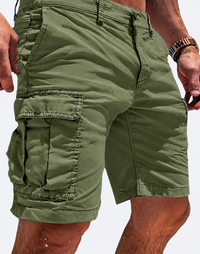 Pantalones cortos cargo relajados para hombre