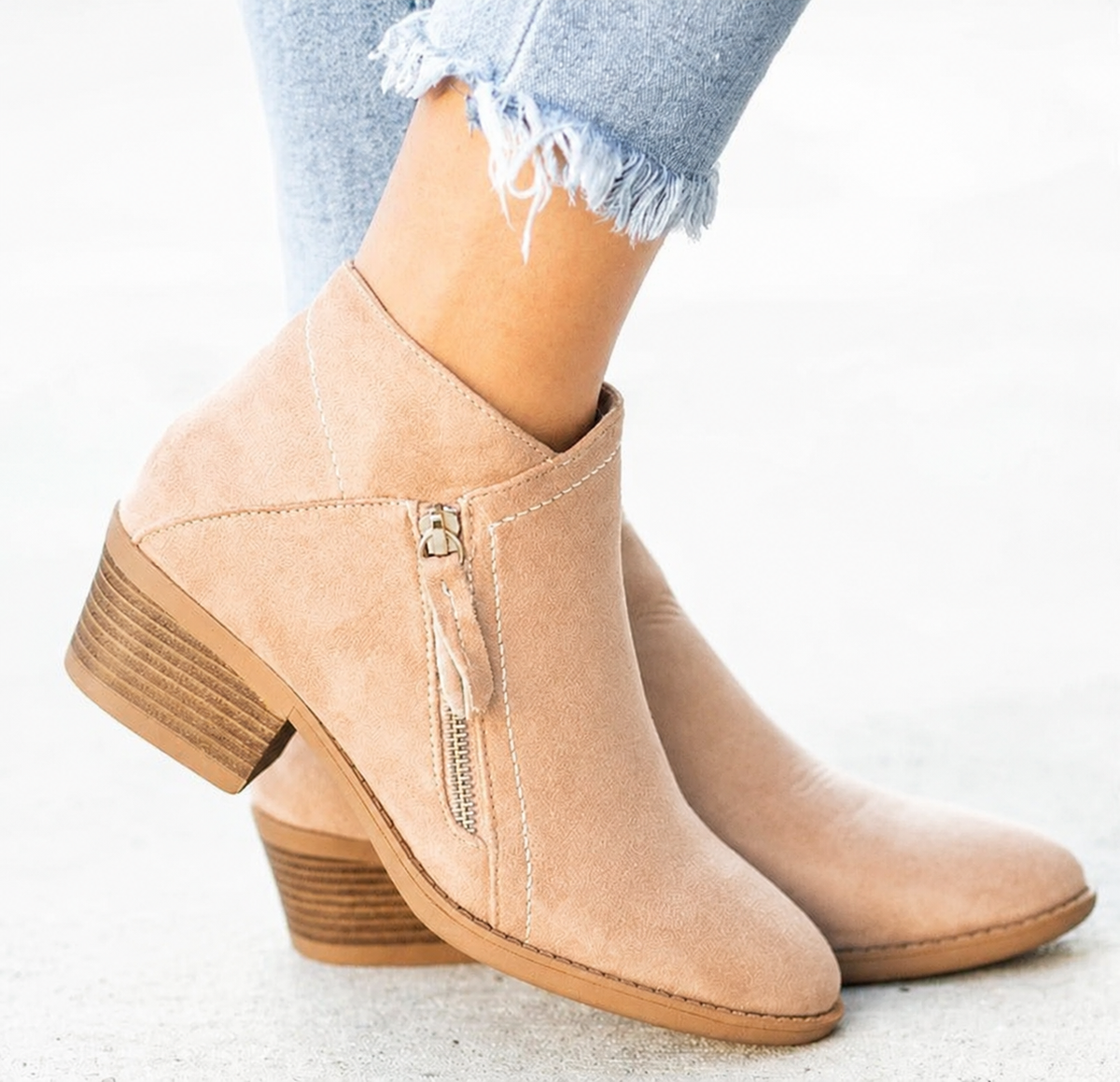 Bottes orthopédiques à talon pour femmes | Fermeture éclair latérale
