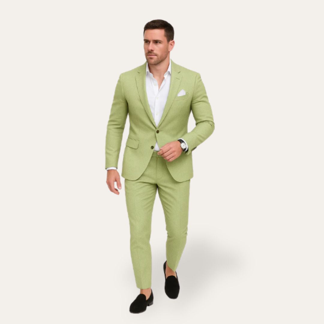Herren Leinen Anzug Slim Fit | Vestea