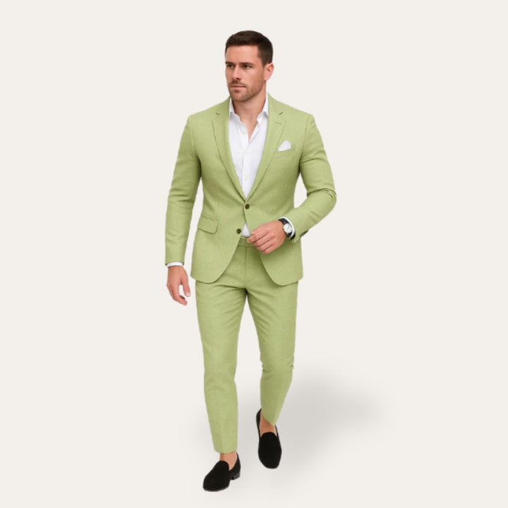 Herren Leinen Anzug Slim Fit | Vestea