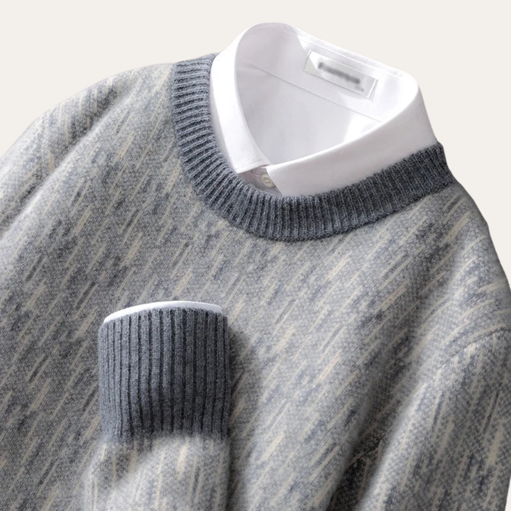 Herren Kaschmir Pullover Rundhals Strick | Vestea
