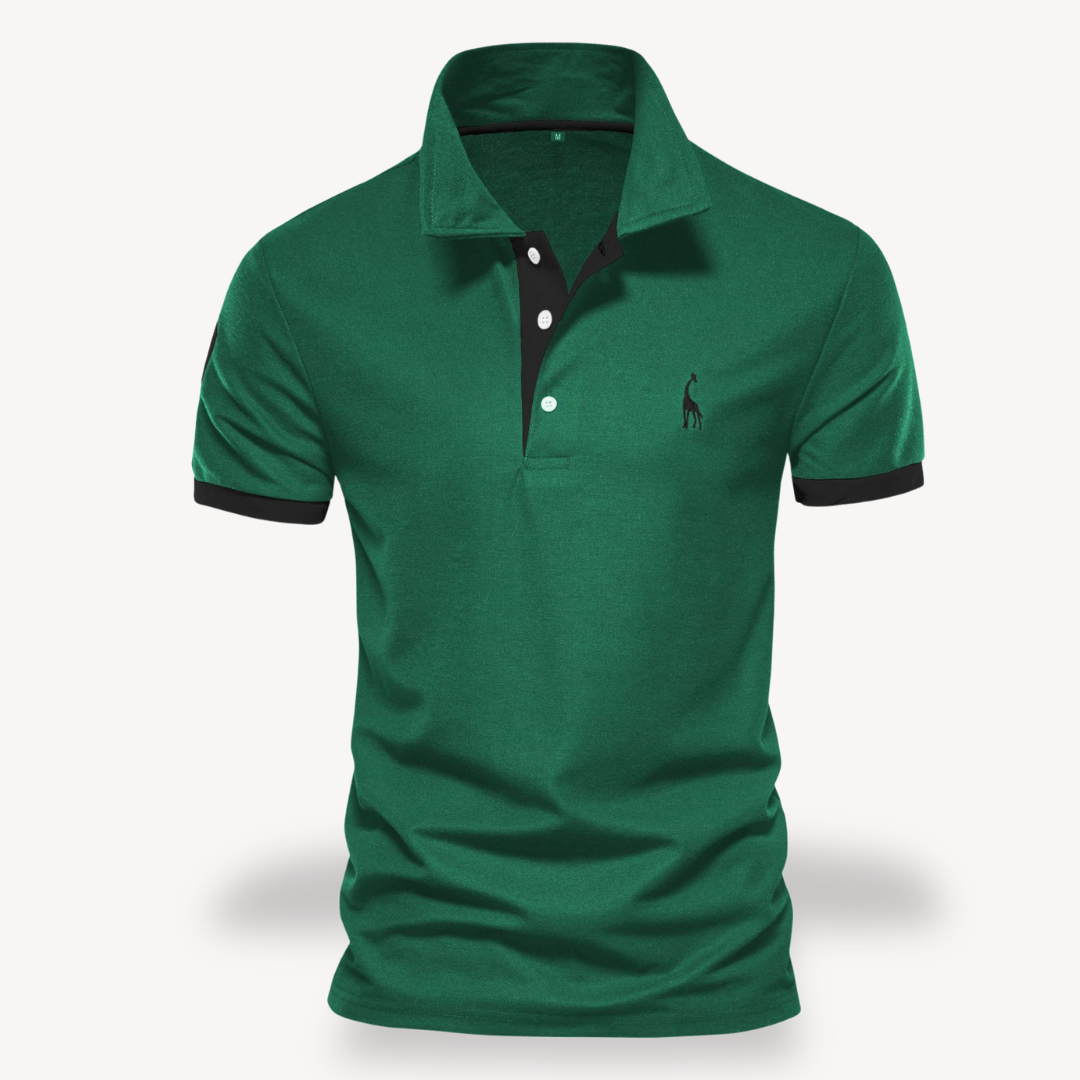 Herren Polo-Shirt - Slim Fit, Baumwolle, Farbakzente | Vestea