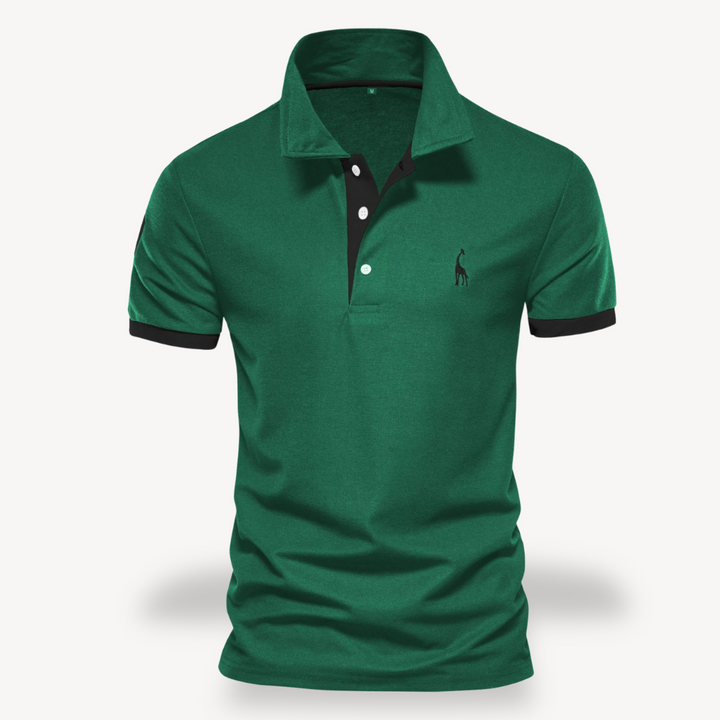 Herren Polo-Shirt - Slim Fit, Baumwolle, Farbakzente | Vestea
