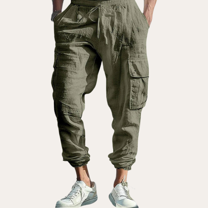 Herren Cargo Hose Baumwolle Jogger | Vestea