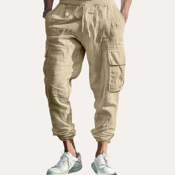 Herren Cargo Hose Baumwolle Jogger | Vestea
