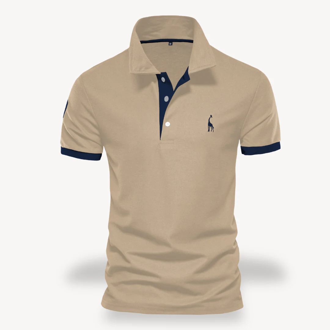 Herren Polo-Shirt - Slim Fit, Baumwolle, Farbakzente | Vestea