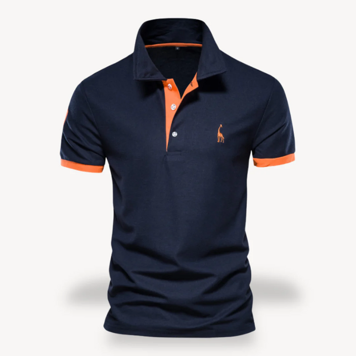 Herren Polo-Shirt - Slim Fit, Baumwolle, Farbakzente | Vestea