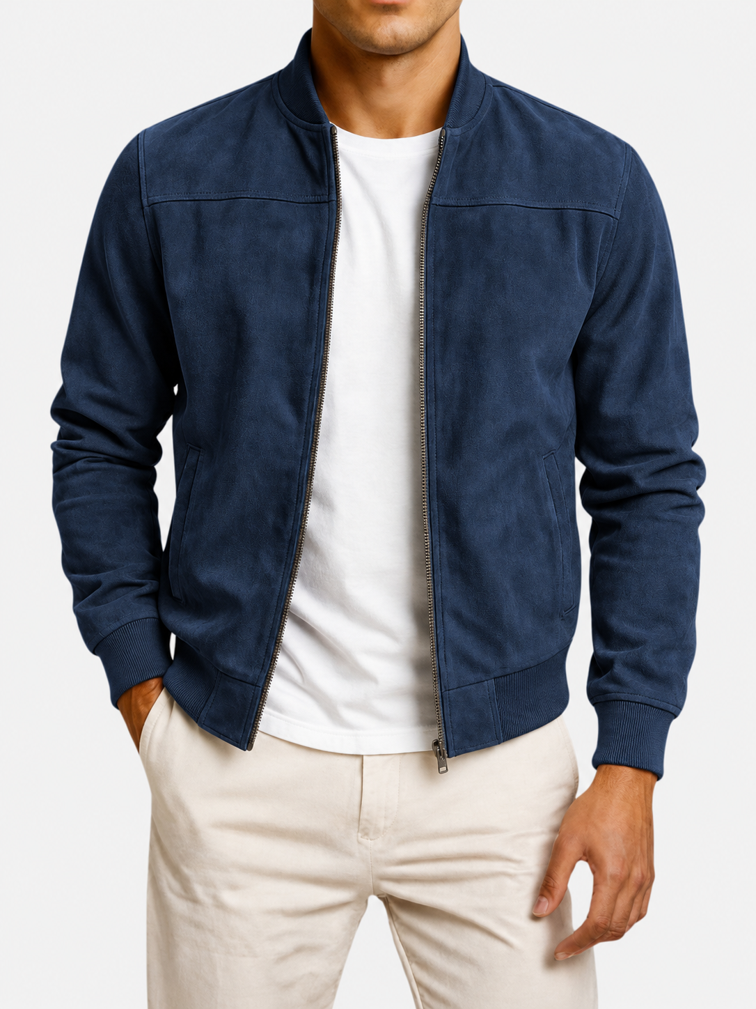 Men's Structured Suede Coats & Jackets