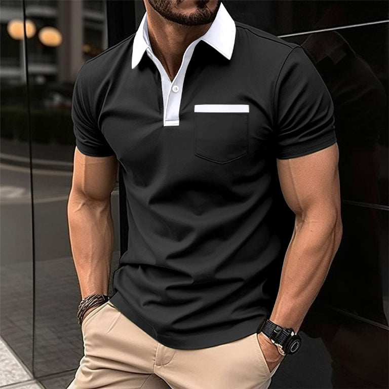Men's Short Sleeve Polo Shirt | Chest Pocket