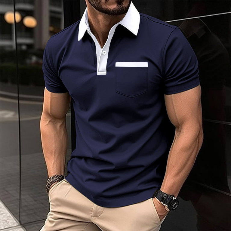 Polo pour homme à manches courtes | Poche poitrine