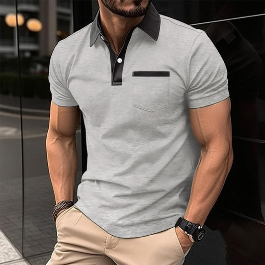 Polo pour homme à manches courtes | Poche poitrine