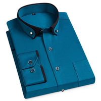 Camisa de vestir para hombre L'Esprit | Cuello contrastante