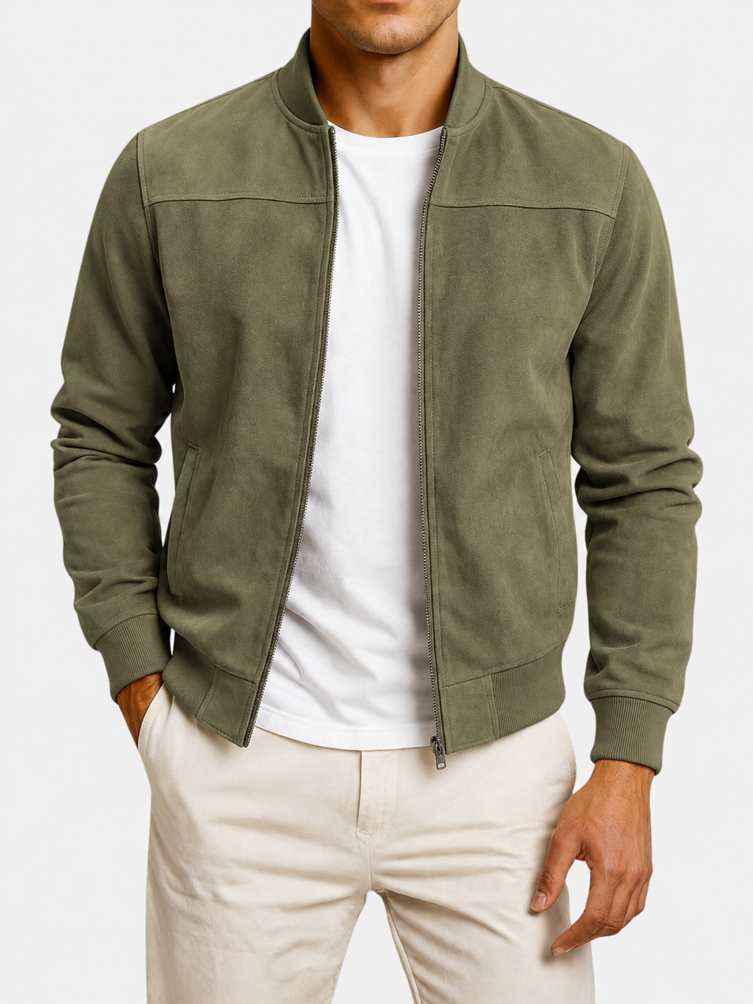 Men's Structured Suede Coats & Jackets