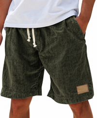Pantalones cortos de algodón relajados para hombre para el verano