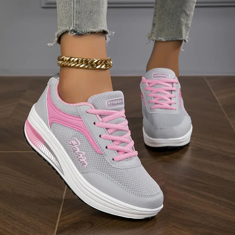 Women's Shoes Orthopedic Cushioned Sole Stable Support Lace Up Casual