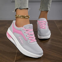 Women's Shoes Orthopedic Cushioned Sole Stable Support Lace Up Casual