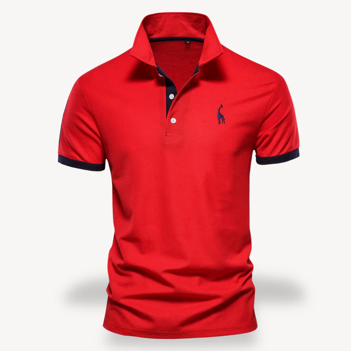 Herren Polo-Shirt - Slim Fit, Baumwolle, Farbakzente | Vestea