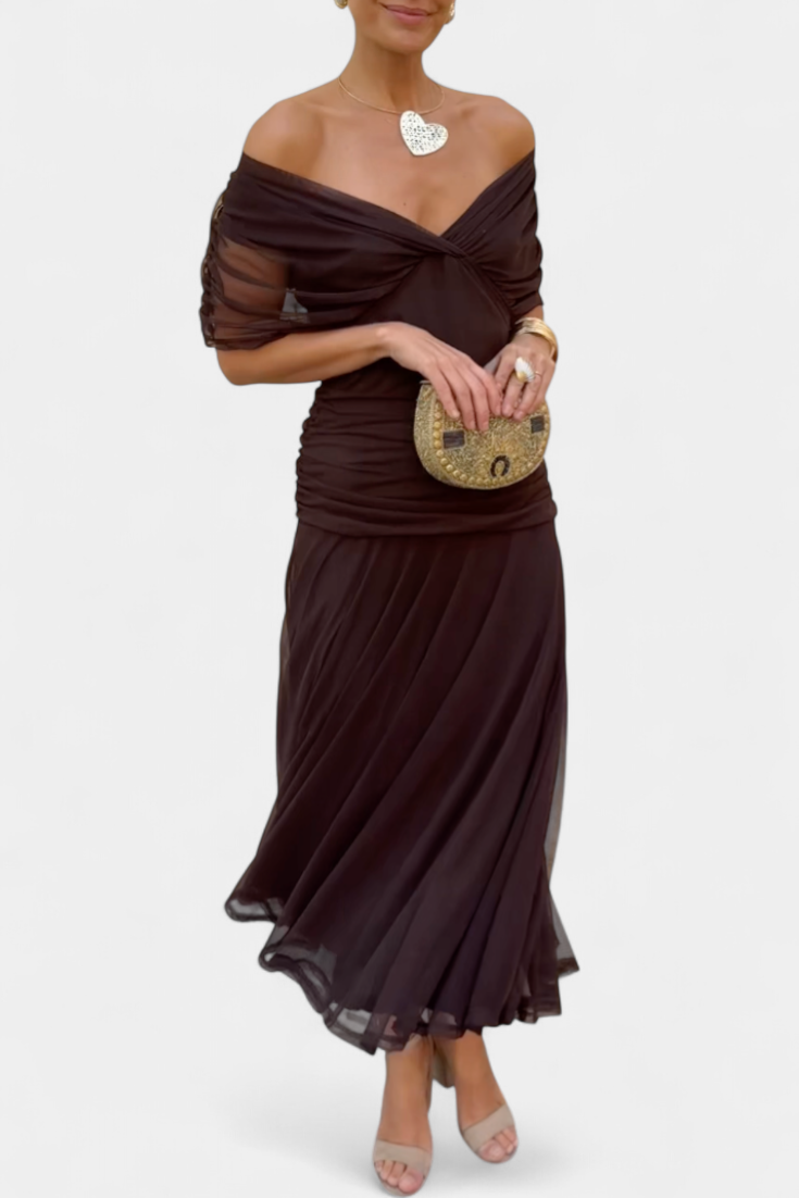 Women's Dress Floral Long Sleeve Ceremony