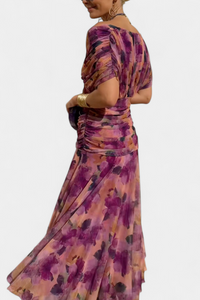 Women's Dress Floral Long Sleeve Ceremony