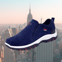 Men's Shoes Slip On Cushioned Sole Elastic Entry Non Slip Casual