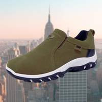 Men's Shoes Slip On Cushioned Sole Elastic Entry Non Slip Casual