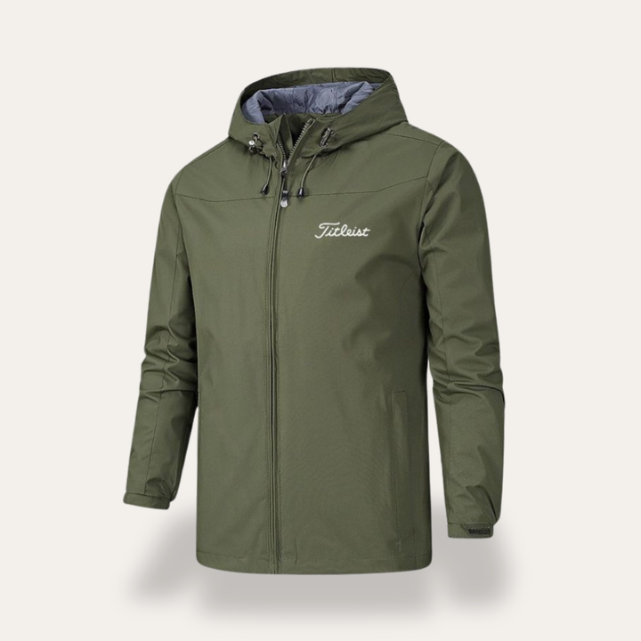 Herren Funktionsjacke mit Kapuze und Reißverschluss | Vestea