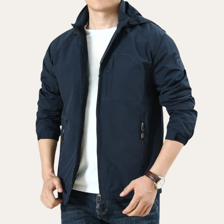 Herren Kapuzen-Windbreaker Übergangsjacke | Vestea