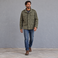 Men's Multi-Pocket Field Jacket | Military Style