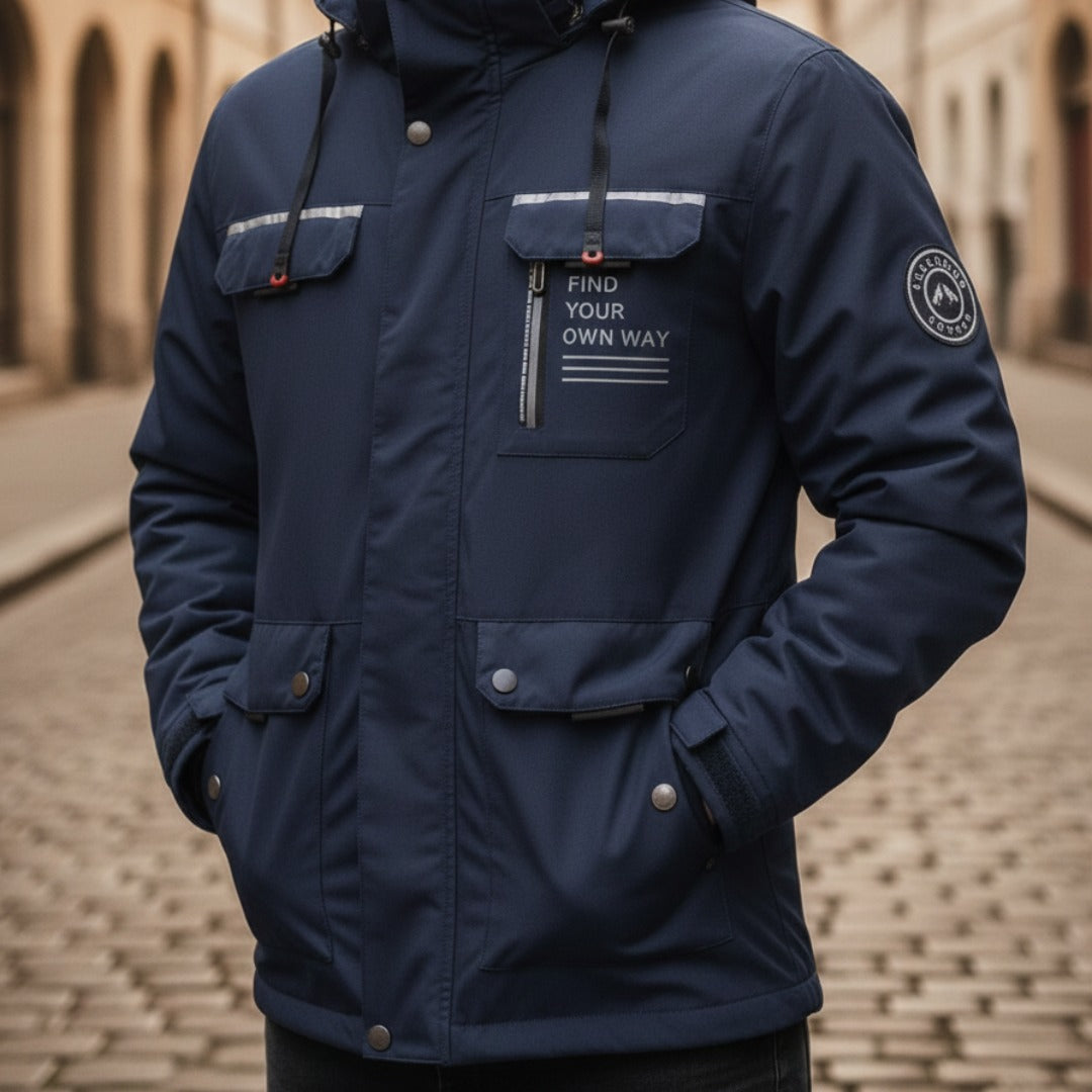 Herren-Winterjacke mit Kapuze – Stilvoller Parka | Vestea