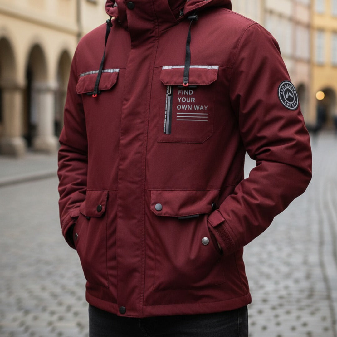 Herren-Winterjacke mit Kapuze – Stilvoller Parka | Vestea