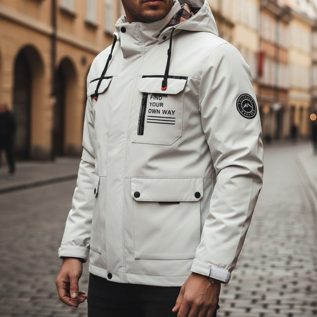 Herren-Winterjacke mit Kapuze – Stilvoller Parka | Vestea