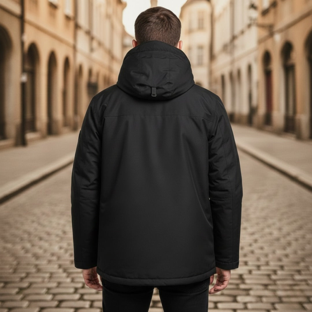Herren-Winterjacke mit Kapuze – Stilvoller Parka | Vestea