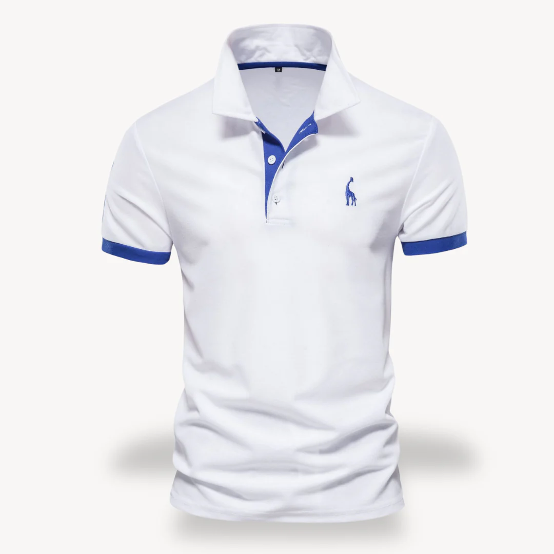 Herren Polo-Shirt - Slim Fit, Baumwolle, Farbakzente | Vestea