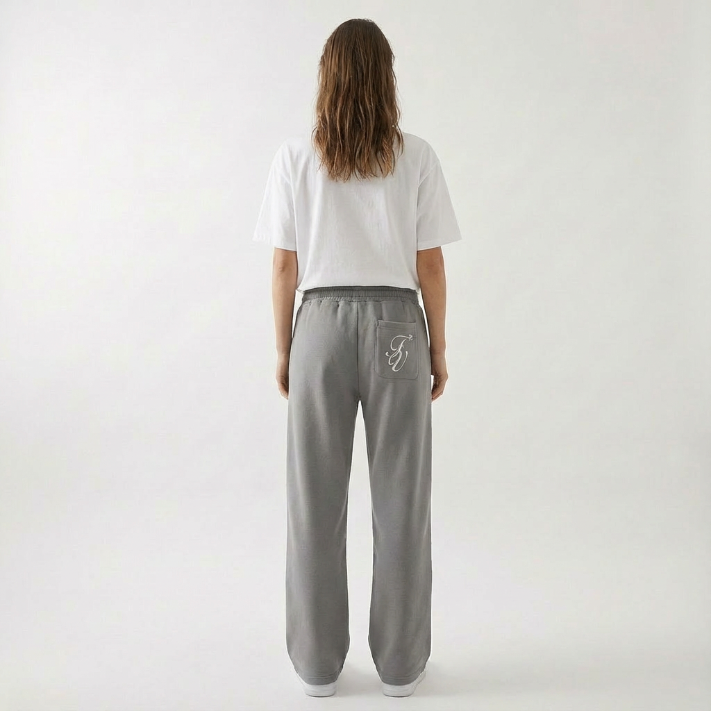 Jogging unisexe coupe ample taille élastique cordon poches décontracté