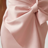 Women's Midi Dress Front Bow Sleeveless Round Neck A-Line
