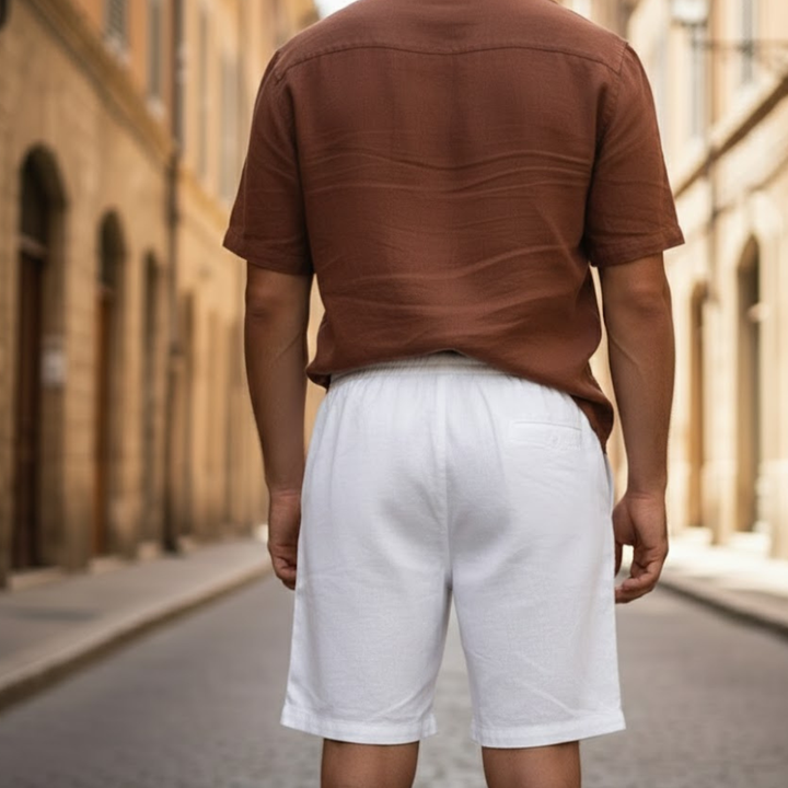 Pantalones cortos para hombre, ligeros, informales, para uso veraniego