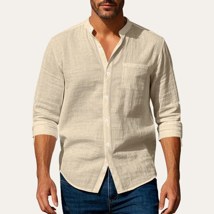 Herren Leinenhemd Langarm | Vestea