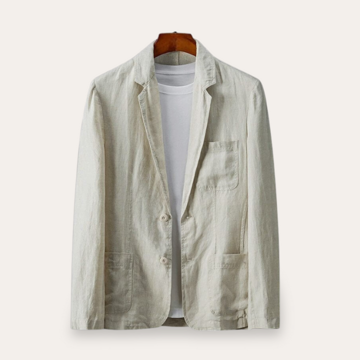 Herren Leinenblazer Bicolor | Vestea