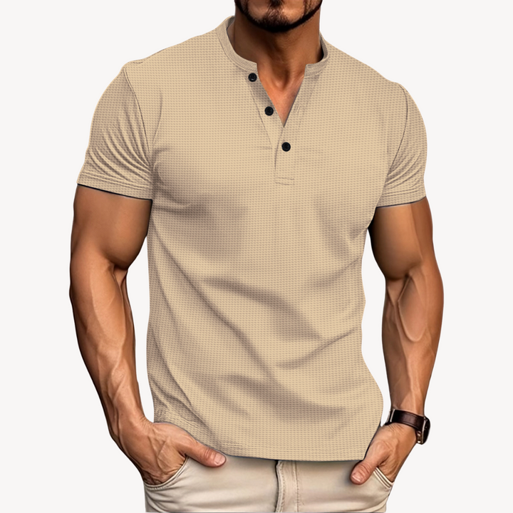 Vestea | Herren Henley T-Shirt – Baumwollmischung