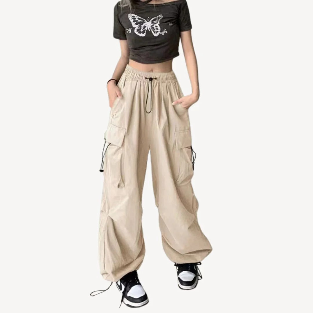 Damen Baggy Cargohose | Vestea